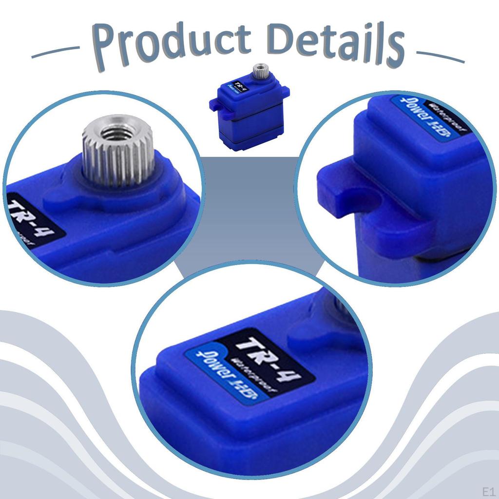 Mini Waterproof Servo RC Lightweight High Repair Maintenance Vehicle 7.4V 2.6kg Replacement