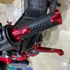 PYYG6 2PCS Motorcycle Handlebar Grips CNC PVC Handle Bar Rubber Gel Grips For Honda CBR 125R 954 600 F4i 650F 650R 1100XX 1000F
