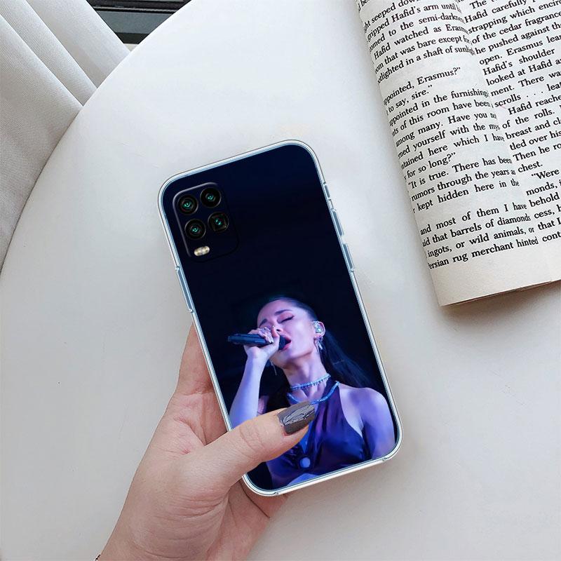 A-Ariana G-Grande Transparent Phone Case for Motorola Moto Edge Plus G200 G23 E13 E15 E20 E30 G62 G71 G72 G75 G24 G15 Power