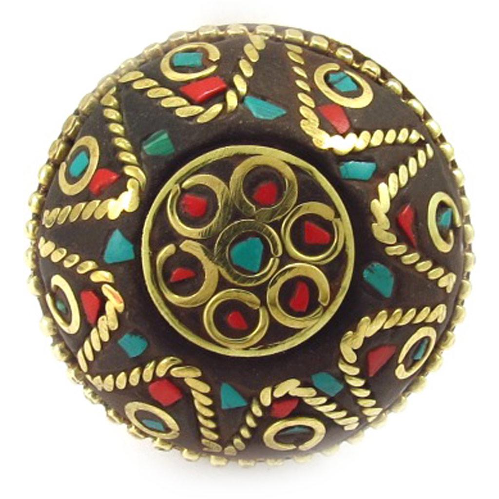 Les Trésors De Lily [K6515] - Bague Créateur 'Altaï' turquoise doré