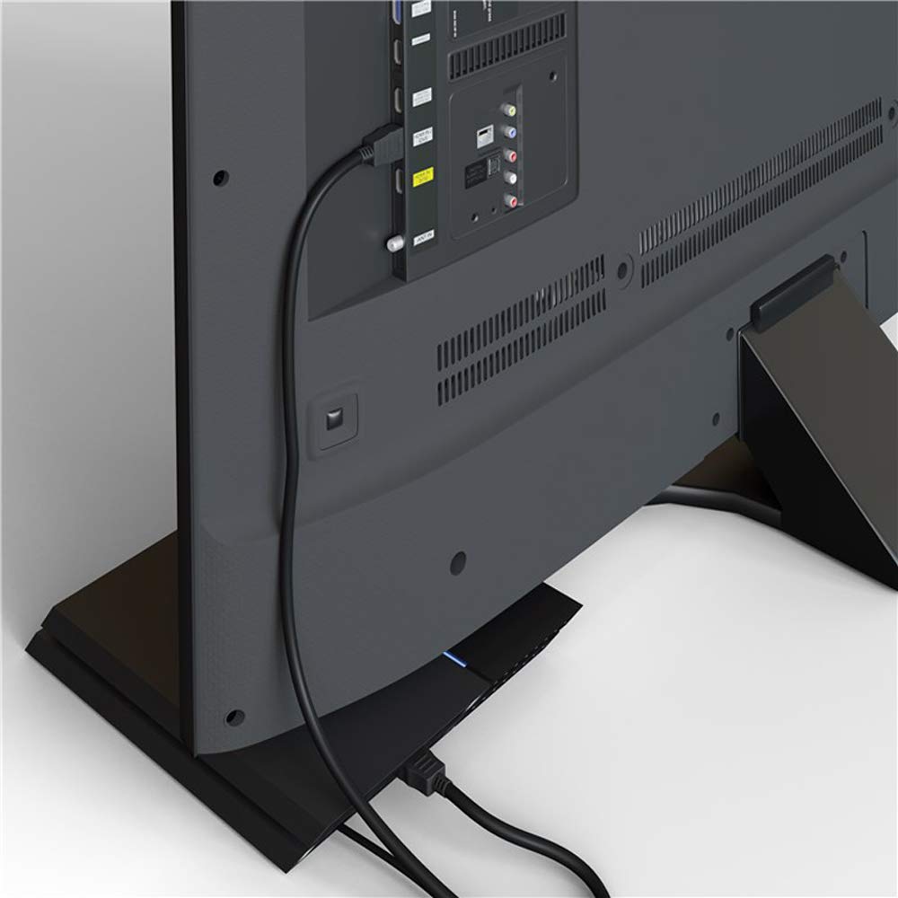 LogiLink HDMI 2.0 Cable 4K/60Hz 1m, HDR, ARC, Ethernet, Black, Gold-Plated Connectors