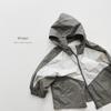 Kids' Colorblock Sun Protection Jacket - Summer Hooded Coat for Boys & Girls, Korean Style