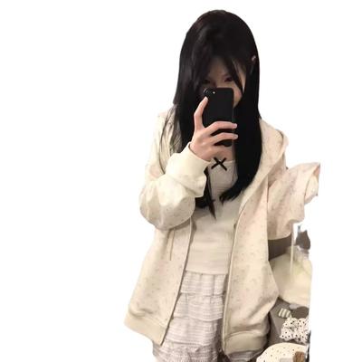 Hooded Sweater Women's Spring and Autumn Thin Jacket Loose Top