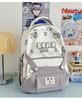 Schoolbag cute cartoon bear milk whirring primary school backpack first and second grade cartoon children's fun contrasting color splicing backpack