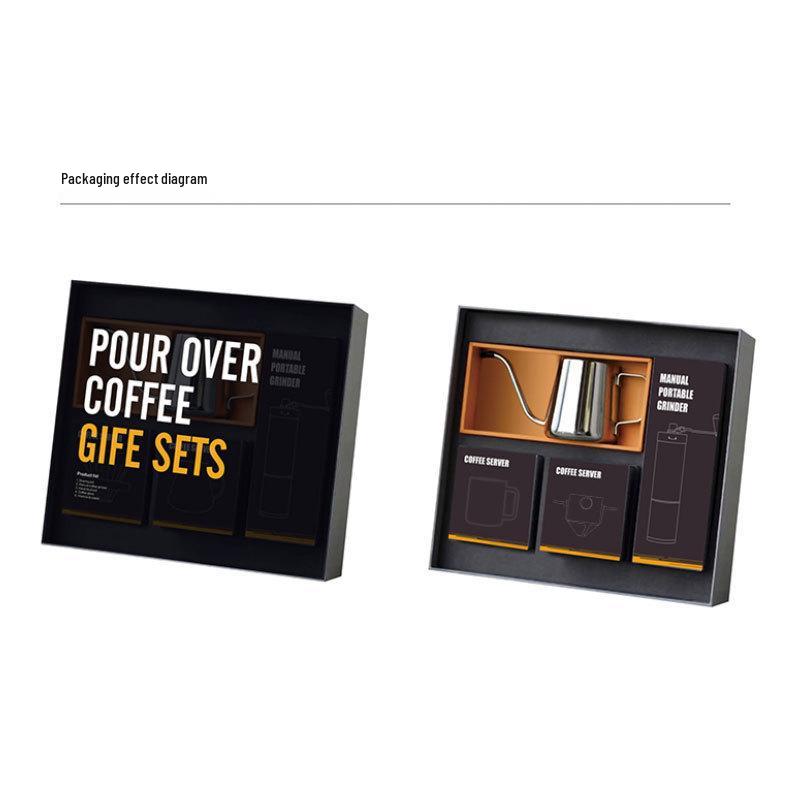 Przenośny Młynek Ręczny do Kawy ze Stali Nierdzewnej z Imitacją Drewna