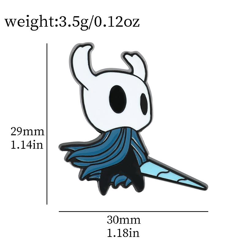 

Hollow Knight Enamel Pins Cute Cartoon Metal Brooch Badge For Backpack Pins Decor Jewelry Accessories Gifts