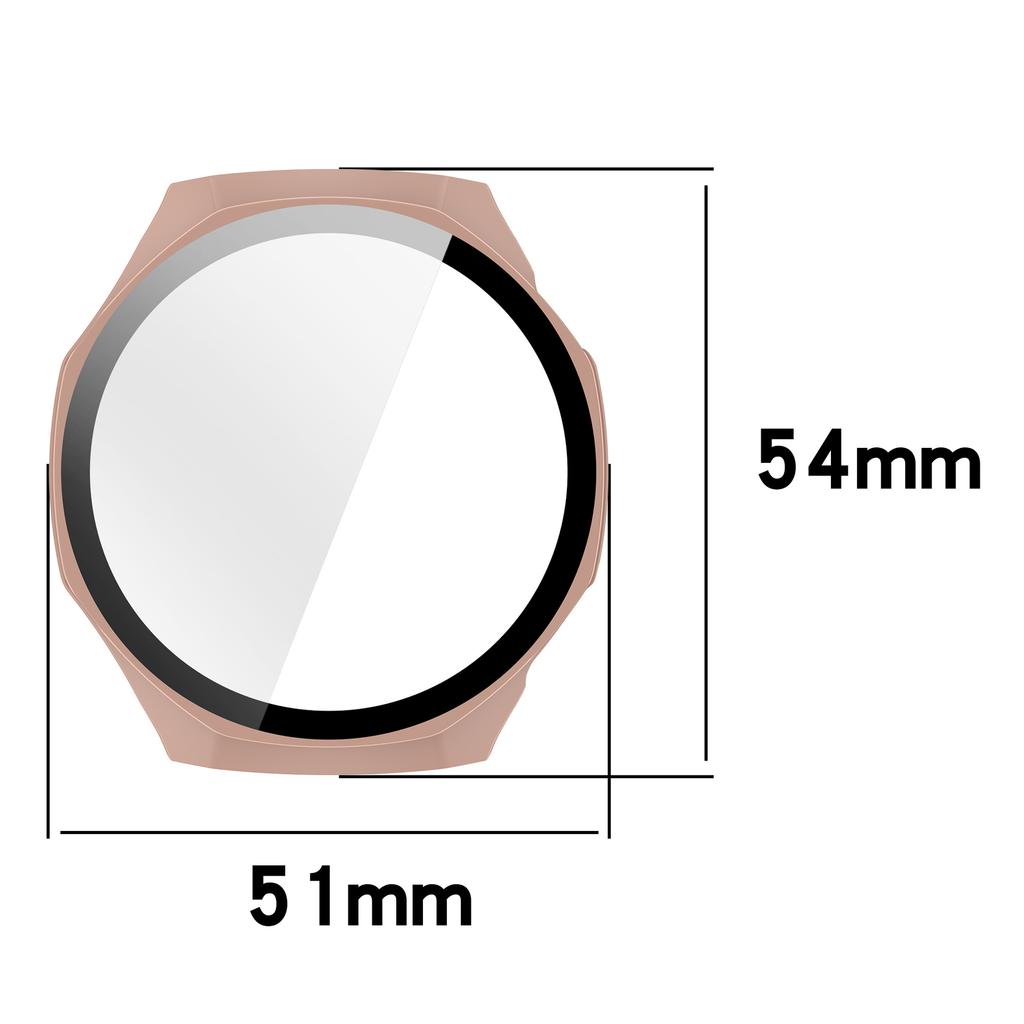 Full Protective Case For Huawei Watch GT 6 Pro 46mm Screen Protector Case GT6 Pro 46mm Cover PC 2in1 Shell+Tempered Glass Film