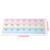 1PCS 4 Row 28 Squares Weekly 7 Days Tablet Pill Box Holder Medicine Storage Organizer Container Case