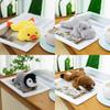 Dolls Animal Plush Bear Cow Elephant Hippo Duck Pig Dog Backpack Pendant Gift