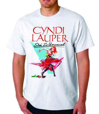 Cyndi Lauper She's So Unusual TEE SHIRT T-SHIRT 1984