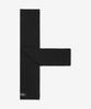 SAINT LAURENT Logo Patch Knit Scarf - Black / 7991463Yr611000