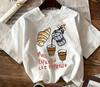 Womens Coffee Lover TShirt More Espresso Less Depresso Graphic Printed Tee Soft Everyday Summer Casual Women Clothing