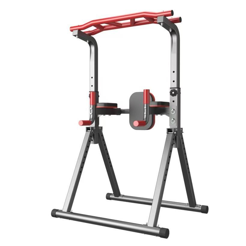 Indoor Folding Multi-Functional Pull-Up Bar Rack: Floor-Standing Single/Double Bar Fitness Equipment for Adults.