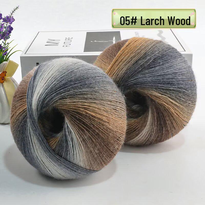 Rainbow Gradient Dyed Yarn 200g - Perfect for DIY Knitting Shawls, Scarves, Sweaters & Coats