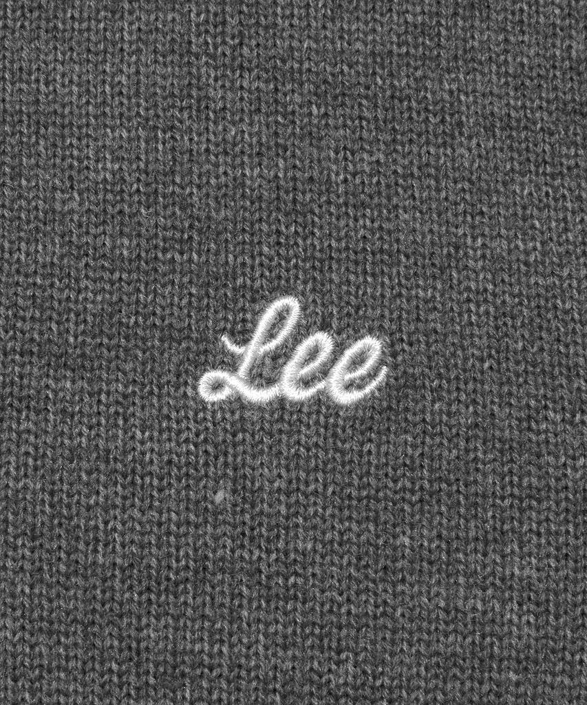 LEE Women Color Block Collar Knit Charcoal