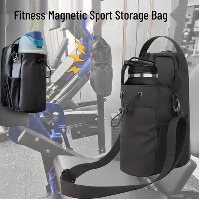 Multifunctional Magnetic Water Bottle Crossbody Bag with Phone and Key Storage
