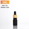 5ml/30ml/100ml Frosted Essential Oil Dropper Bottles with Wood Grain Ring