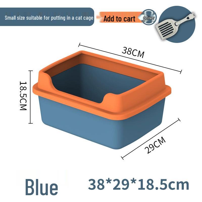 Compact Odor-Proof Cat Litter Box Enclosure with Anti-Tracking Design for Kittens Enclosure Litter Box with Cat Scoop