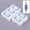 1/5PCS Small Rocker Button Wiring Switch White Hand Pinch Bedside Small Appliance Push Button Boat Shape Switch