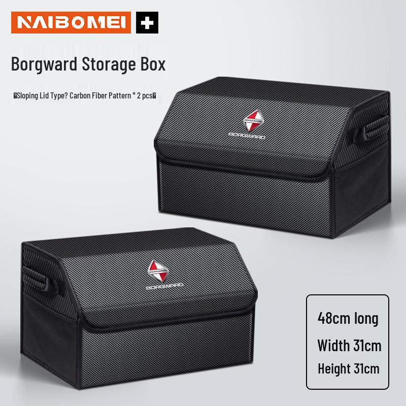 Compatible Storage Boxes for Borgward BX5, BX7, BX3, and BXi7 Car Trunks and Tailgates