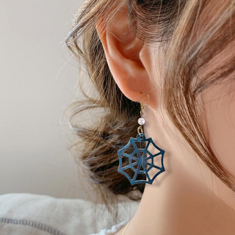 Halloween Earrings Pendants Silicone Mold Skull Pendant Epoxy Resin Molds for DIY Epoxy Resin Crafts Jewelry Making Accessories