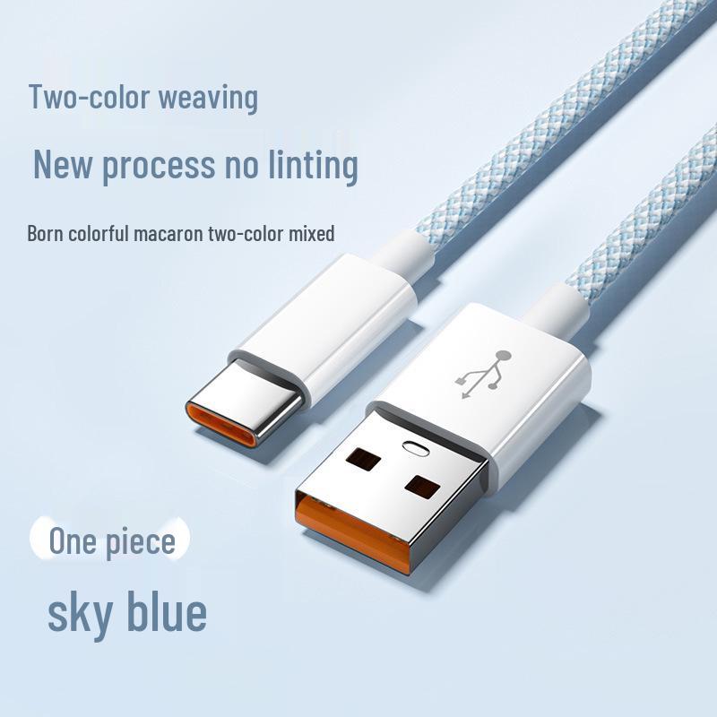66W Super Fast Charge 5A Type-C Cable for Apple, Huawei, Xiaomi P40/P30/Mate30 PD Charging