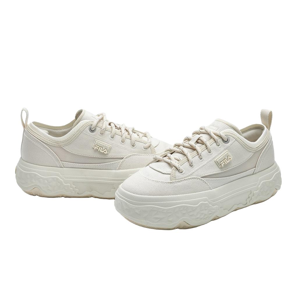 Fila Rock Comfortable Casual Durable Low-Top Canvas Shoes Women Sneakers White F12W421301FWG