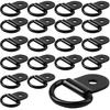 20PCS D Ring Tie Down Anchor, Heavy Duty D Ring Tie Down Hooks-Stainless D Ring Hooks for Truck, Trailer Hooks for Tie Down for Trailer, Camper,
