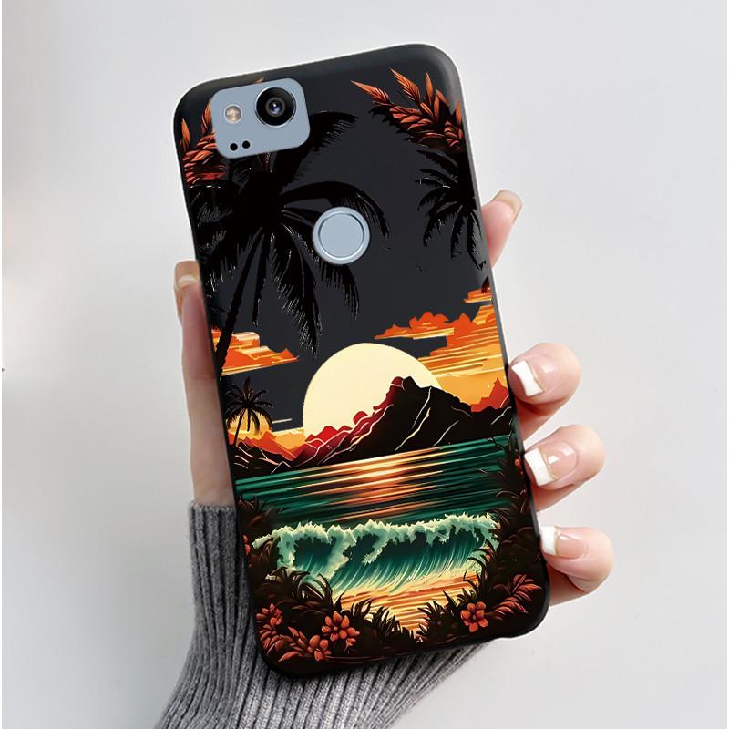 Matte Case For Google Pixel2 Pixel 2 XL Phone Cover for Google Pixel 2 XL 2XL Luxury Cute Cool Soft Silicone TPU Cases Bumper