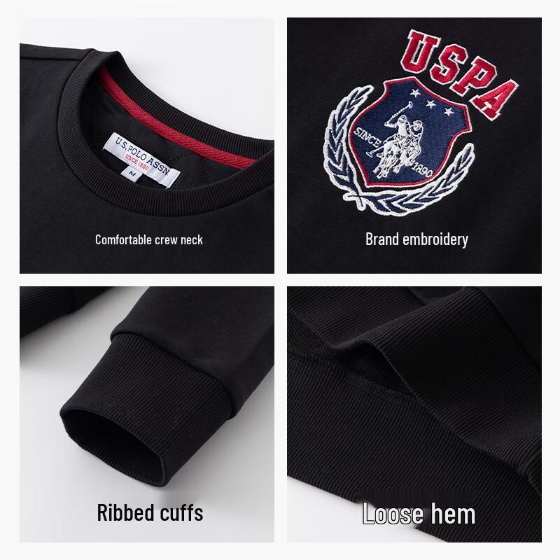 U.S. POLO ASSN. Men's Casual Round Neck Sweatshirt