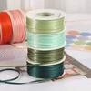 New 2mm Satin Ribbon DIY Double Sided Bow Making Ribbon Glossy Finish Solid Color Gift Packaging Ribbon Gift Box Decoration