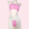 Plus Size Disposable Underwear Set for Salon, Massage & Spa: Thickened Breathable Triangle Panties & Bandeau Bra