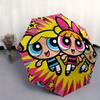 1pc Powerpuff Girls Automatic Opening and Closing Umbrella - Suitable for Various Occasions, Outdoor Activities, Lightweight and Durable Automatic Fol