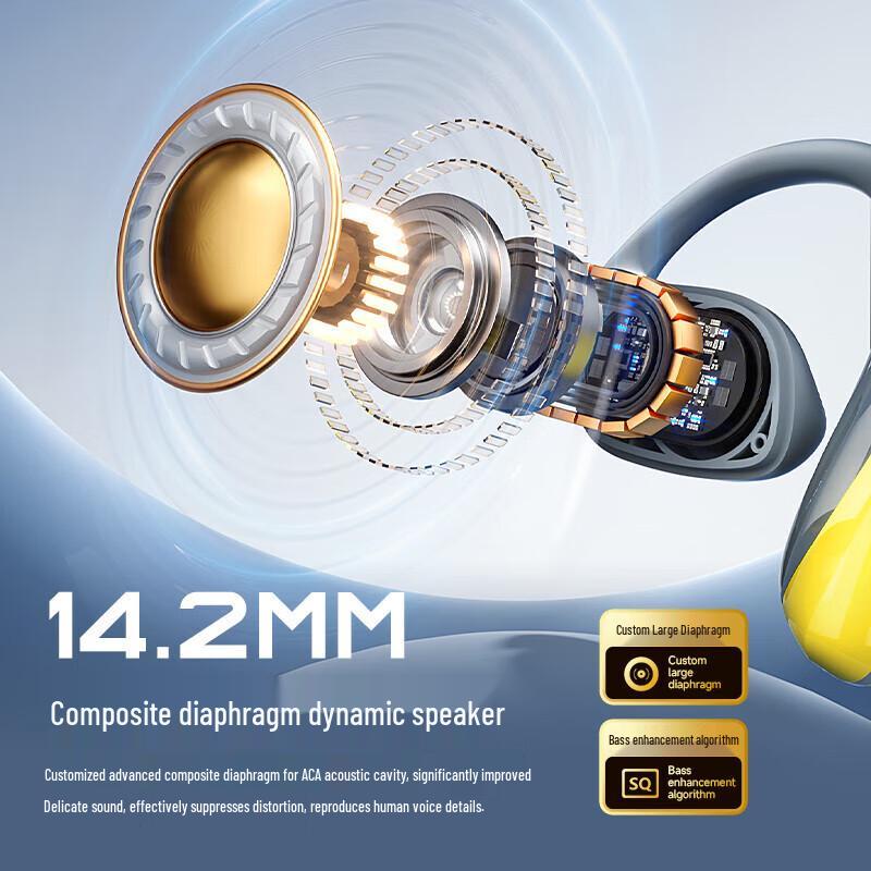 

SANSUI T19 Open-Ear Bone Conduction Sport Bluetooth Headphones