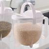 Scour Type Rice Washing Drain Basket Free Hand BPA Free Colander for Kitchen Camping Vegetable Fruit Rinsing