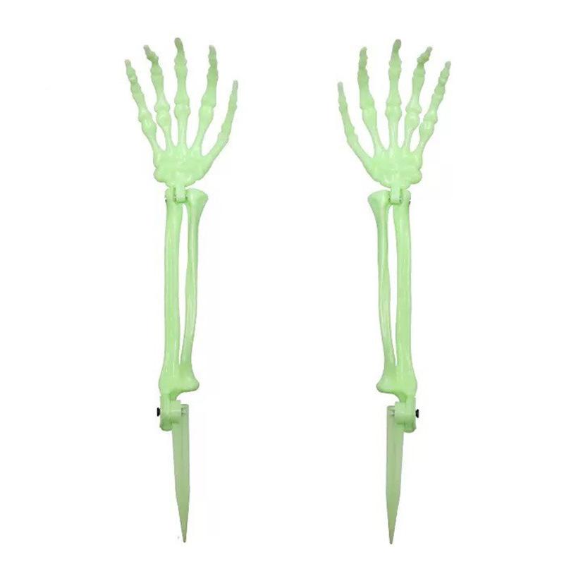 Halloween Ornaments Simulation Hand Skeleton Halloween Yard Ghost Hand Bone Ghost Festival Dress Up Props