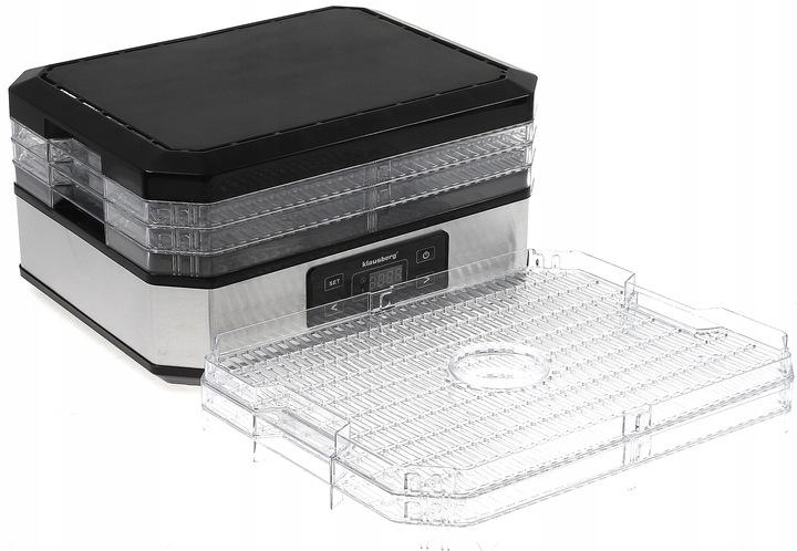 Suszarka Owoców Grzybów Warzyw Ziół Zegar Inox