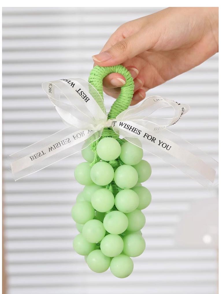 Handgefertigte Traubenduft-Macaron-Seife - Geburtstagsgeschenk & Badezimmerdekoration, Kreativer personalisierter Party-Gastgeschenk-String.