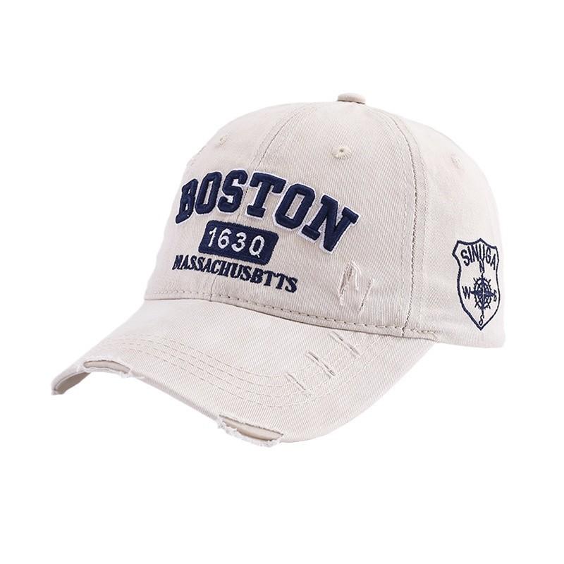 European And American Retro Versatile Face Cap Children'S Spring And Summer Sun Hat Men'S Washed Soft Top Baseball Cap