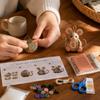 3 Piece Patchwork Mouse DIY Sewing Kit for Handmade Decorative Fabric Craft Projects Home Decor and Gift Making