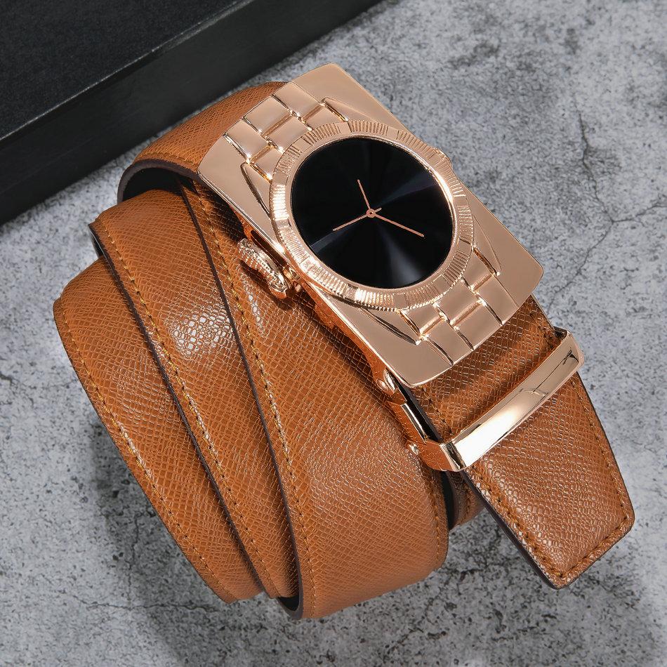 orange designer belt
