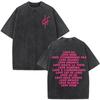 Rapper francés PNL Merch de Álbum Camiseta Gráfica Le Monde Chico Camiseta Hombres Mujeres Moda Hip Hop Camisetas Vintage Lavadas Oversize