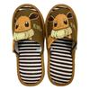 Eevee Cute Comfortable Walking Slippers Stylish Brown 24cm 211627 Slippers Room Shoes Slippers Indoors Guest Shoes [Pokémon] Pokémon [Nippon Slippers]