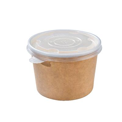 Homeglen Disposable Kraft Paper Bowls with Lids