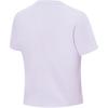 Li-Ning Weiches hautfreundliches bequemes atmungsaktives Rundhals Sport Kurzarm T-Shirt Damen Oberteile Seiden-Lila ATST616-3