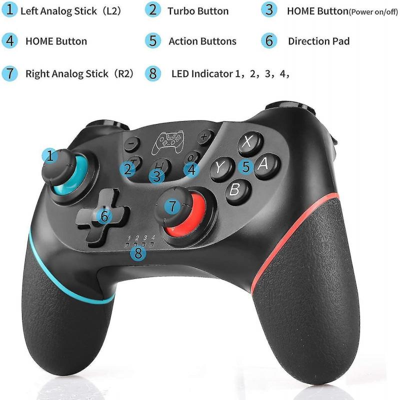 Game Controllers Controller For Nintendo Switch Bluetooth Controller Switch Pro Switch Controller With Rechargeable