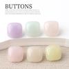 5pcs Square Resin High-End Shirt Buttons Versatile Top Cardigan Colored Small Buttons Children'S Clothes Decorative Buttons
