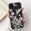 Beautiful Floral Painting Phone Case For LG K42 K52 K62 2020 Black Silicone Soft Cover For LG K62+ K52 (Brazil) Cases Bumpers