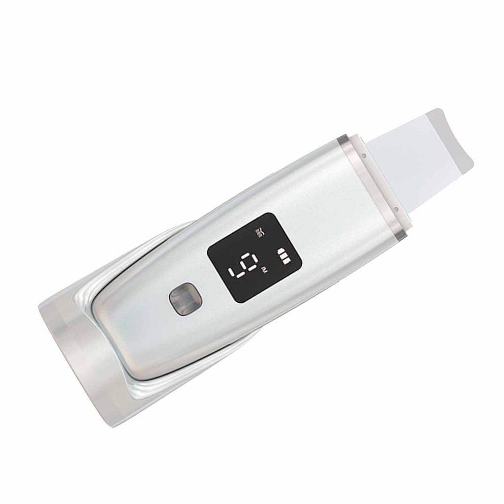 Skin Scrubber Face Spatula Positive Ion Vibration Blackhead Remover 4 Modes Rechargeable Pore