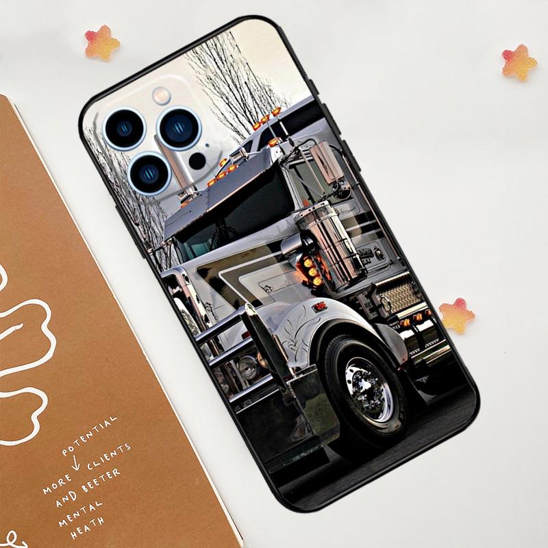 Cool Heavy Truck Car Case For iPhone 15 16 14 13 12 11 Pro Max Plus X XR XS 12 13 Mini Cover Accessories